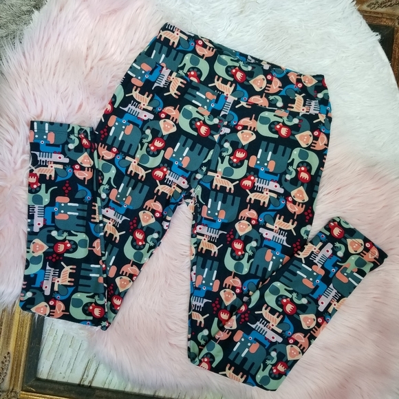 LuLaRoe Animal Leggings  One Size - Picture 1 of 5